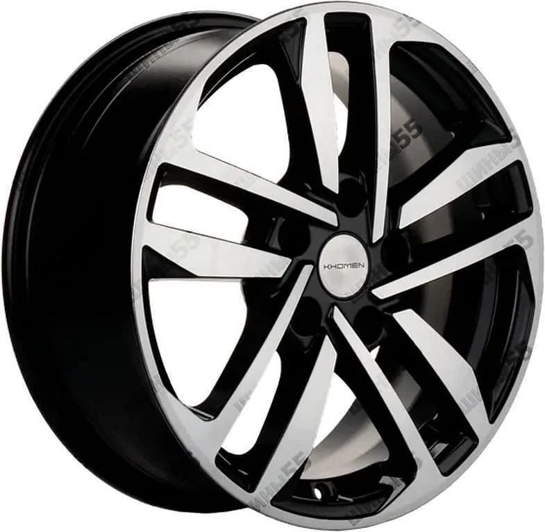 Диск Khomen Wheels KHW1612 (Chery Tiggo 3/Tiggo 3 Pro) 6,5x16 5x108 ET45 60,1 Black-FP
