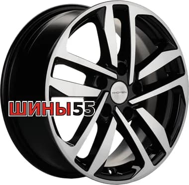 Диск Khomen Wheels KHW1612 (Elantra/Ceed/Cerato/i30) 6,5x16 5x114,3 ET50 67,1 Black-FP