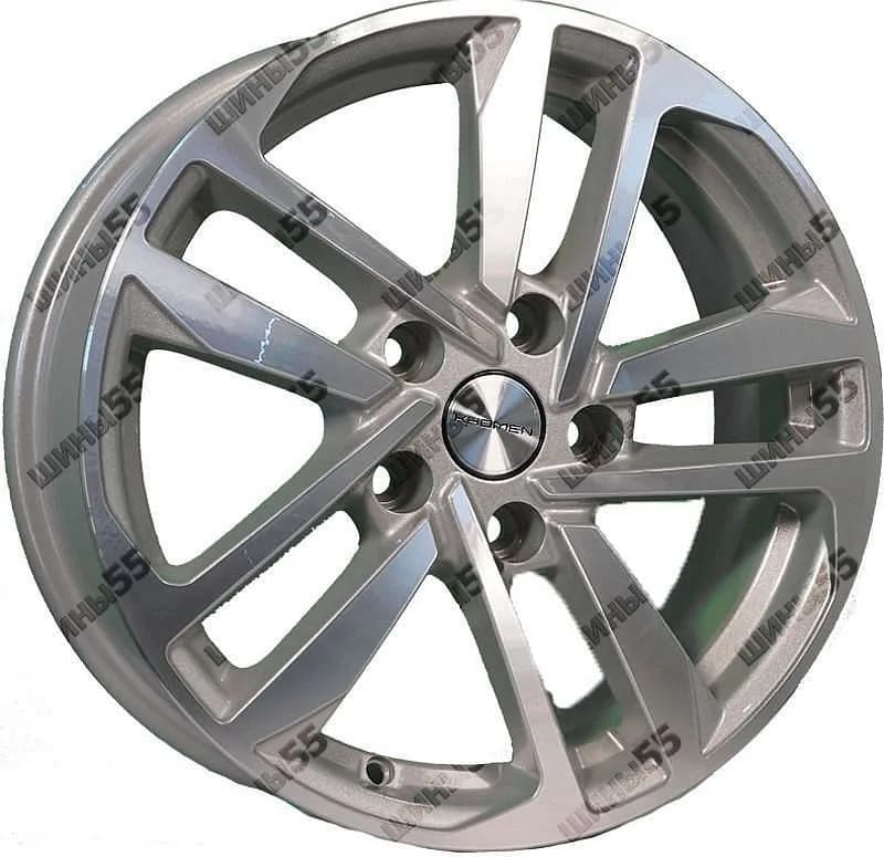 Диск Khomen Wheels KHW1612 (Huyndai/Kia) 6,5x16 5x114,3 ET43 67,1 F-Silver-FP