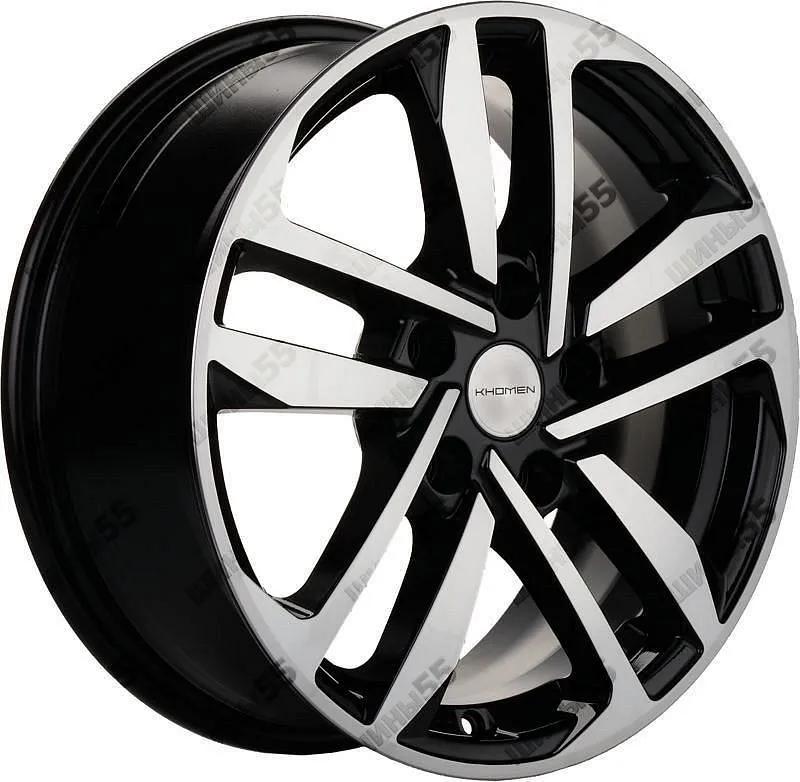 Диск Khomen Wheels KHW1612 (Mitsubishi) 6,5x16 5x114,3 ET46 67,1 Black-FP