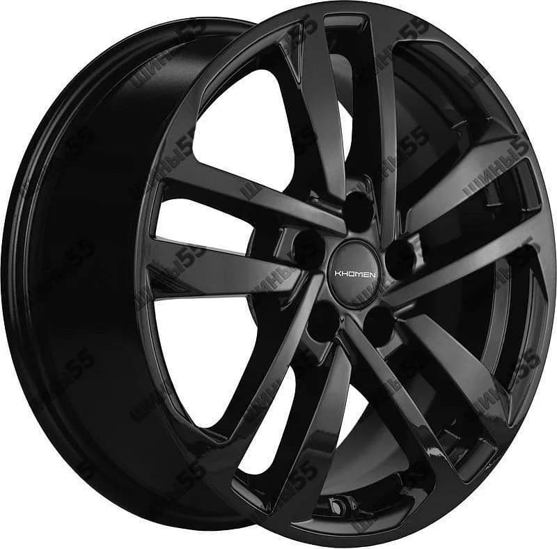Диск Khomen Wheels KHW1612 (Polo) 6,5x16 5x100 ET39 57,1 Black