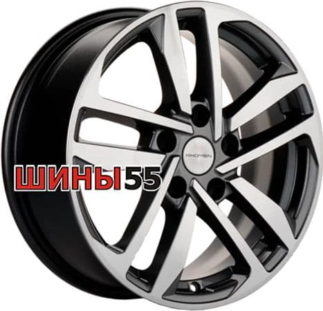Диск Khomen Wheels KHW1612 (Polo) 6,5x16 5x100 ET39 57,1 Gray-FP