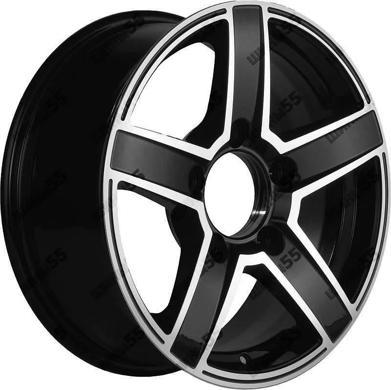 Диск Khomen Wheels KHW1614 (Niva 4x4) 6,5x16 5x139,7 ET40 98,5 Black-FP