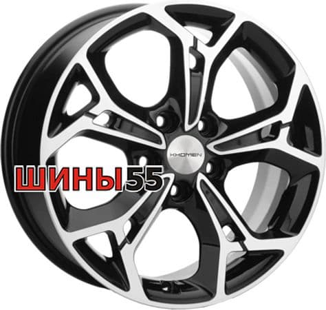 Диск Khomen Wheels KHW1702 (Evolute i-Joy) 7x17 5x110 ET40 67,1 Black-FP
