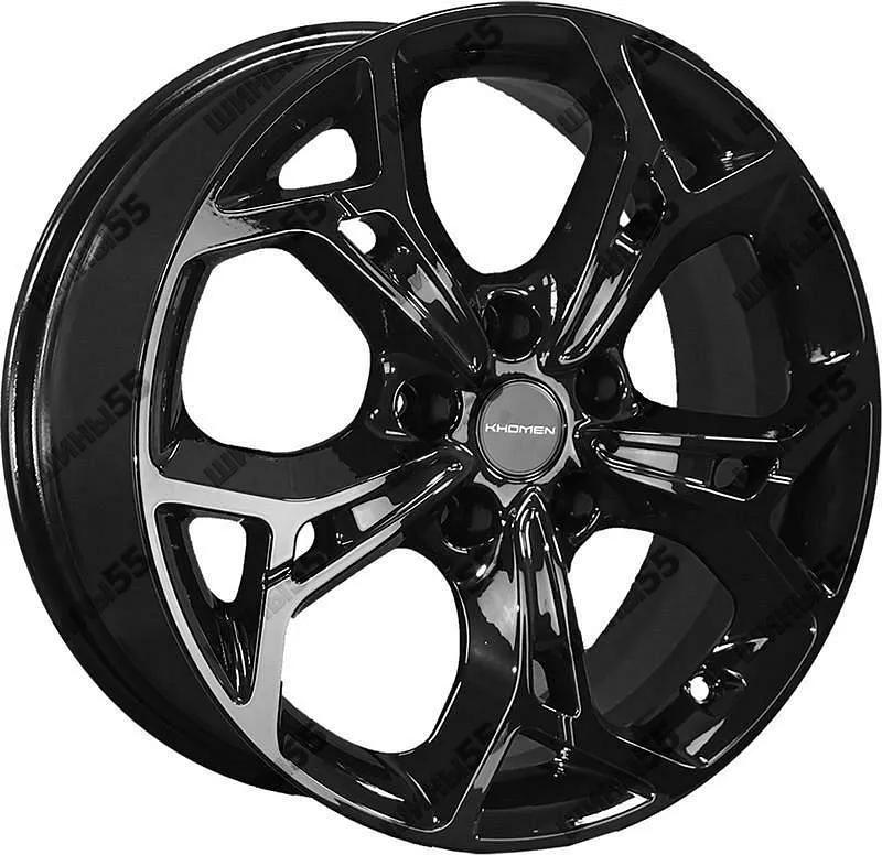 Диск Khomen Wheels KHW1702 (Ford C-Max) 7x17 5x108 ET50 63,35 Black