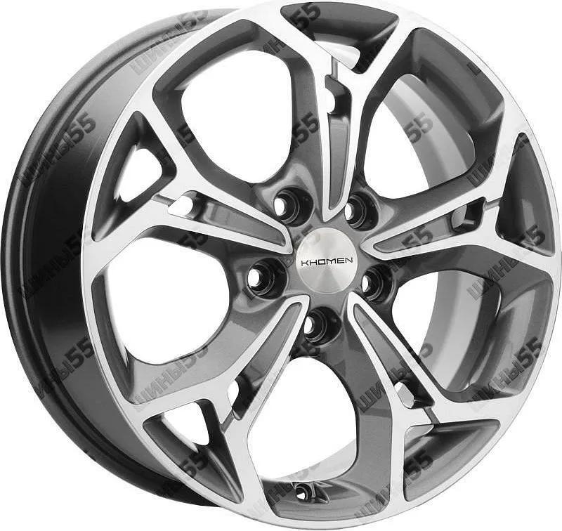 Диск Khomen Wheels KHW1702 (Kia K5) 7x17 5x114,3 ET48 67,1 Gray-FP