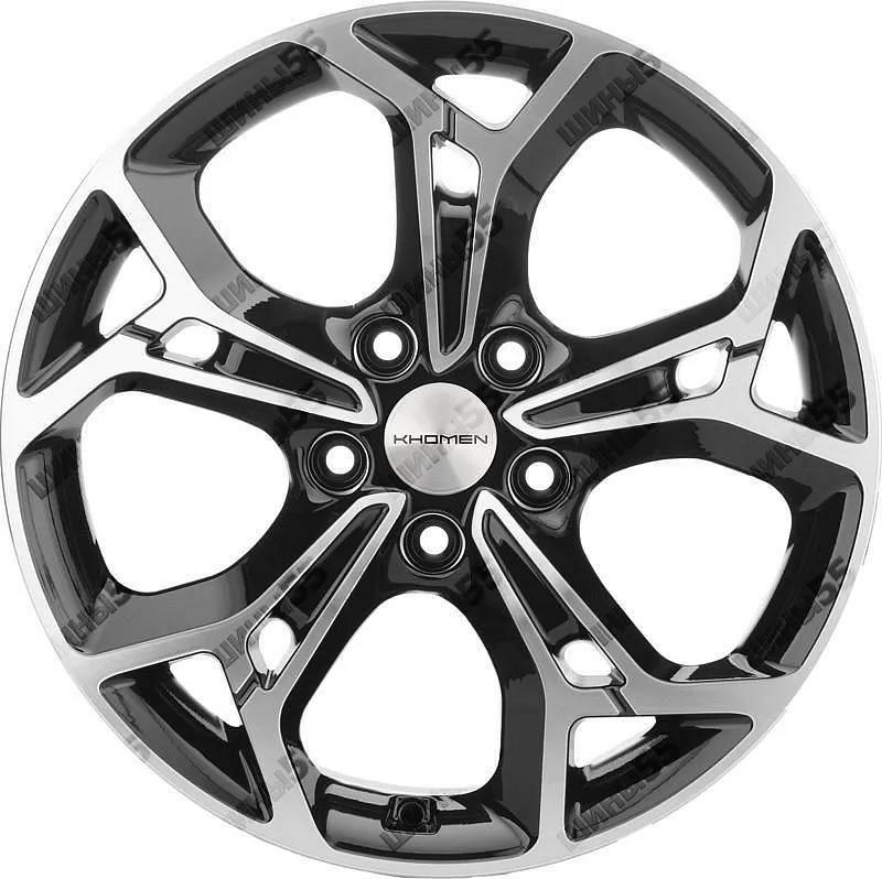 Диск Khomen Wheels KHW1702 (Optima/Tucson) 7x17 5x114,3 ET51 67,1 Black-FP