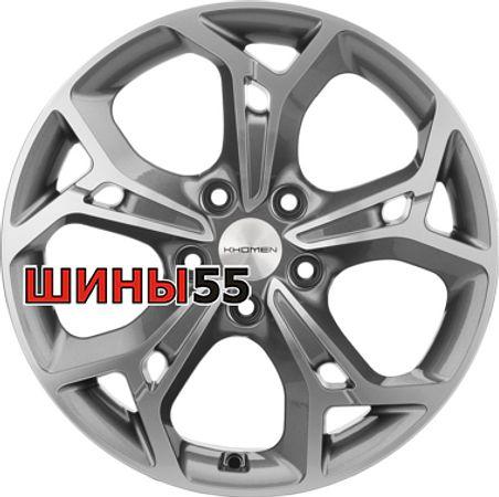 Диск Khomen Wheels KHW1702 (Qashqai) 7x17 5x114,3 ET40 66,1 Gray-FP