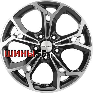 Диск Khomen Wheels KHW1702 (Sportage) 7x17 5x114,3 ET48,5 67,1 Black-FP