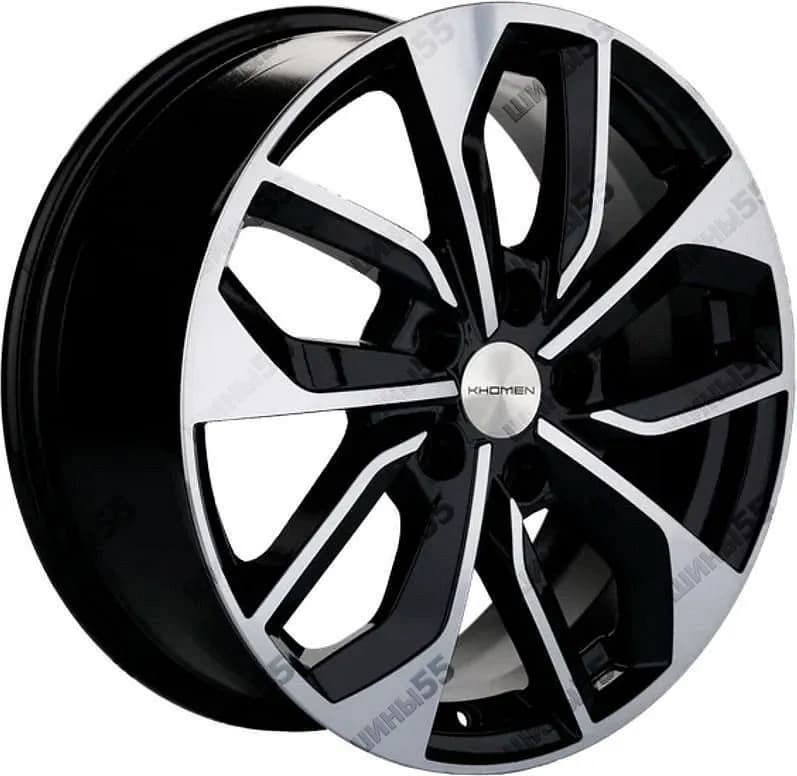 Диск Khomen Wheels KHW1703 (Jac/Москвич 3) 7x17 5x108 ET40 54,1 Black-FP