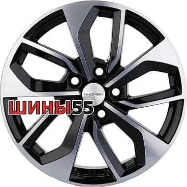 Диск Khomen Wheels KHW1703 (Kodiaq/Tiguan) 7x17 5x112 ET40 57,1 Black-FP