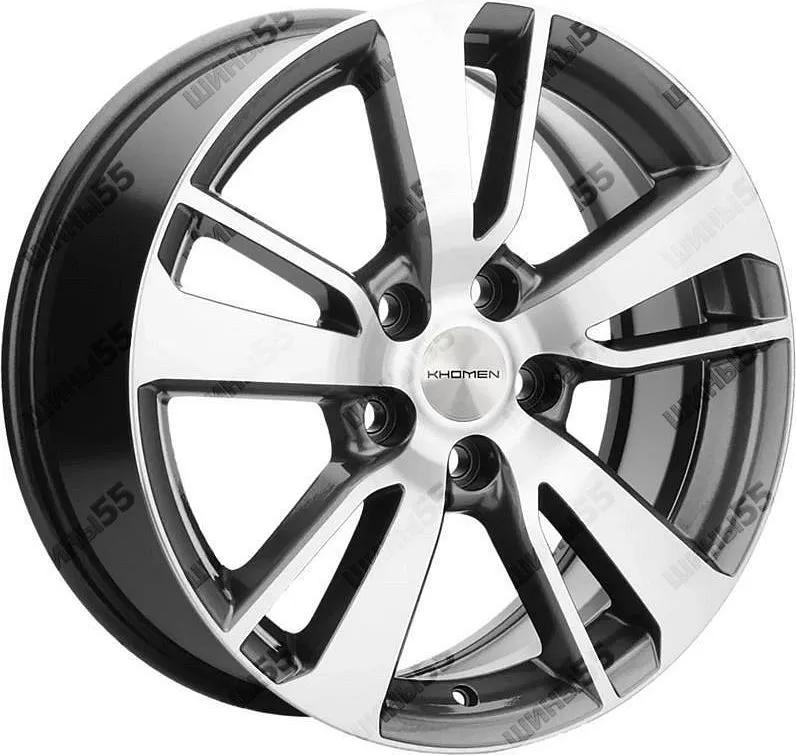 Диск Khomen Wheels KHW1704 (Hyundai Tucson IV/Kia Sportage V) 7x17 5x114,3 ET43,5 67,1 Gray-FP