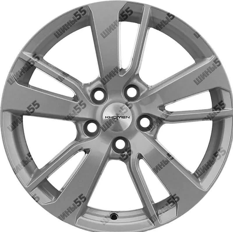 Диск Khomen Wheels KHW1704 (Jolion) 7x17 5x114,3 ET37 66,5 F-Silver-FP