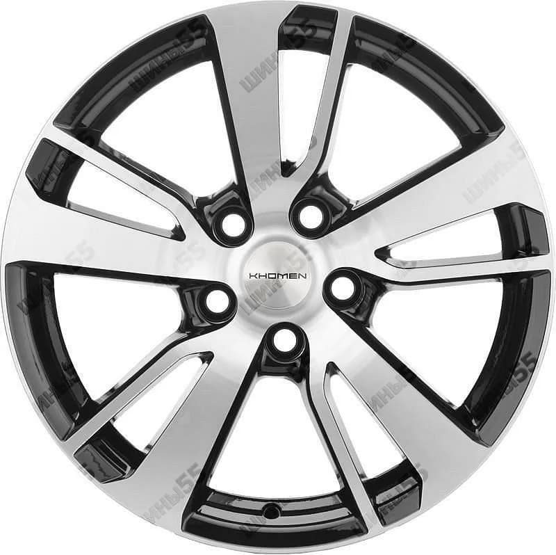 Диск Khomen Wheels KHW1704 (Qashqai) 7x17 5x114,3 ET40 66,1 Black-FP