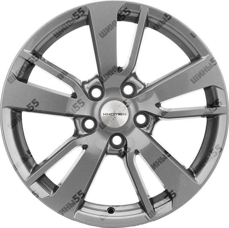 Диск Khomen Wheels KHW1704 (Qashqai) 7x17 5x114,3 ET40 66,1 Gray