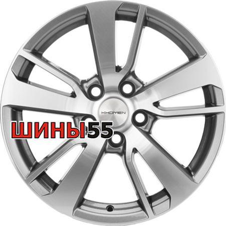 Диск Khomen Wheels KHW1704 (RAV4) 7x17 5x114,3 ET39 60,1 Gray-FP