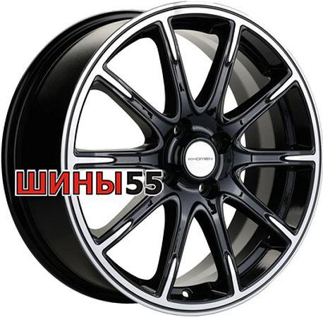 Диск Khomen Wheels KHW1707 (KIA Rio I/II Solaris I/II) 6,5x17 4x100 ET44 54,1 Black-FP