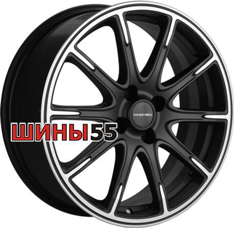 Диск Khomen Wheels KHW1707 (Lada Granta) 6,5x17 4x98 ET38 58,6 Black-FP matt