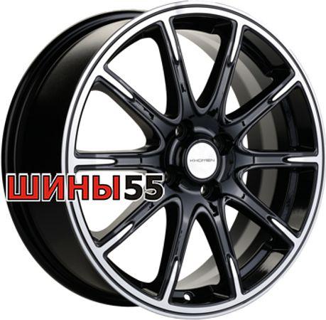 Диск Khomen Wheels KHW1707 (Lada Vesta) 6,5x17 4x100 ET50 60,1 Black-FP