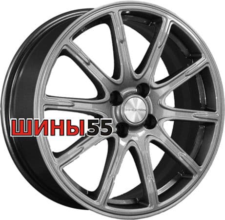 Диск Khomen Wheels KHW1707 (Lada Vesta Cross) 6,5x17 4x100 ET43 60,1 G-Silver