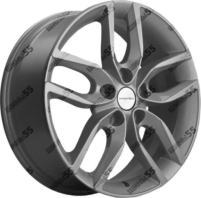 Диск Khomen Wheels KHW1708 (Chery Tiggo 7pro) 6,5x17 5x108 ET33 60,1 F-Silver