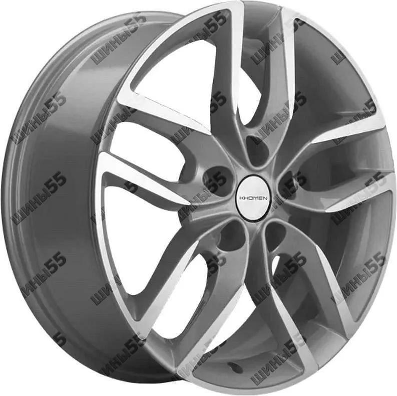 Диск Khomen Wheels KHW1708 (Chery Tiggo 7pro) 6,5x17 5x108 ET33 60,1 F-Silver-FP