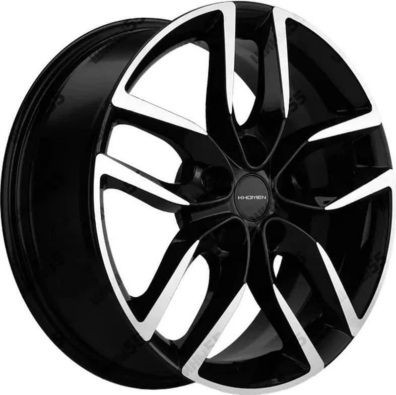 Диск Khomen Wheels KHW1708 (Elantra/Ceed/i30) 6,5x17 5x114,3 ET46 67,1 Black-FP