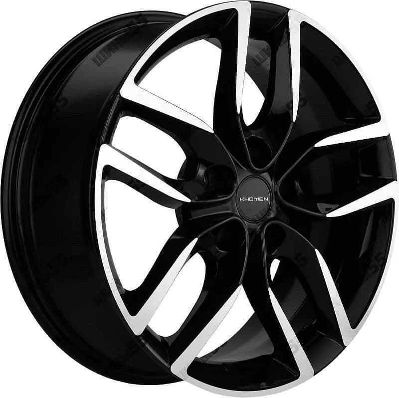 Диск Khomen Wheels KHW1708 (Hyundai Creta) 6,5x17 5x114,3 ET49 67,1 Black-FP