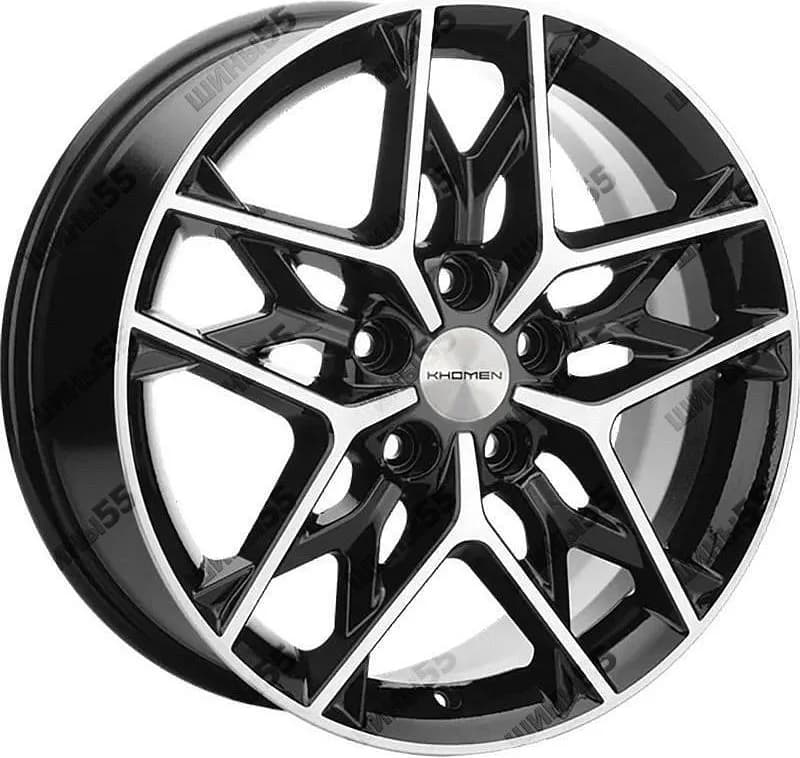 Диск Khomen Wheels KHW1709 (Ceed) 7x17 5x114,3 ET53 67,1 Black-FP