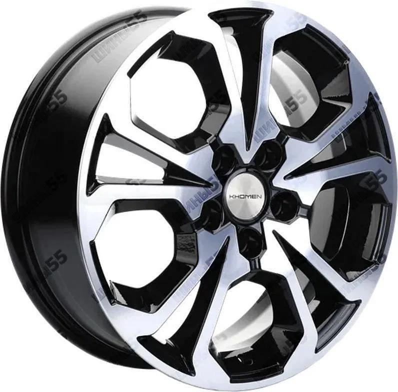 Диск Khomen Wheels KHW1711 (DFM AX 7) 6,5x17 5x108 ET43 65,1 Black-FP