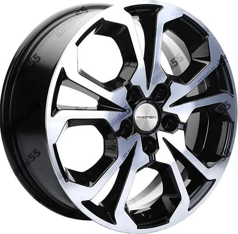 Диск Khomen Wheels KHW1711 (Jolion) 6,5x17 5x114,3 ET37 66,5 Black-FP