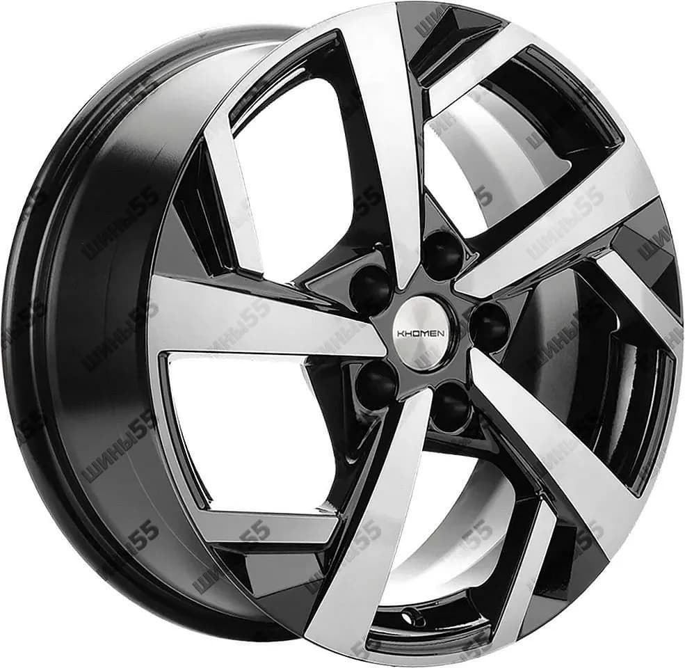 Диск Khomen Wheels KHW1712 (Ceed) 7x17 5x114,3 ET53 67,1 Black-FP