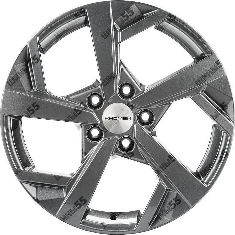Диск Khomen Wheels KHW1712 (CX-5/i40/X-Trail) 7x17 5x114,3 ET45 67,1 Gray