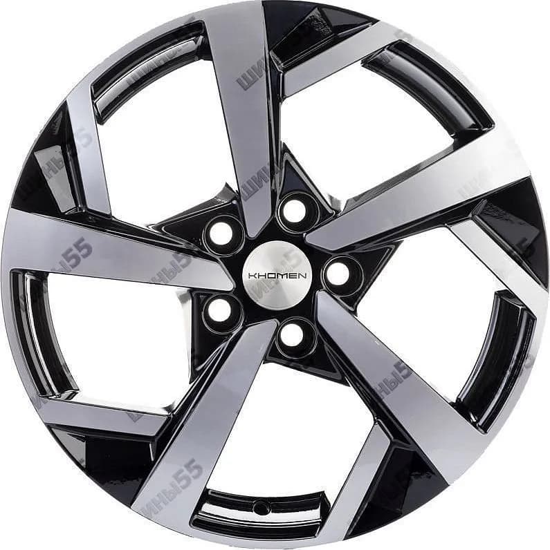 Диск Khomen Wheels KHW1712 (CX-5/Seltos/Optima) 7x17 5x114,3 ET50 67,1 Black-FP