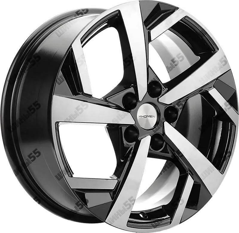 Диск Khomen Wheels KHW1712 (DFM580) 7x17 5x110 ET45 67,1 Black-FP