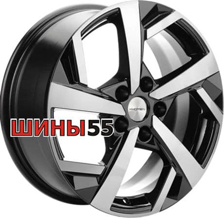 Диск Khomen Wheels KHW1712 (Haval Jolion) 7x17 5x114,3 ET37 66,5 Black-FP