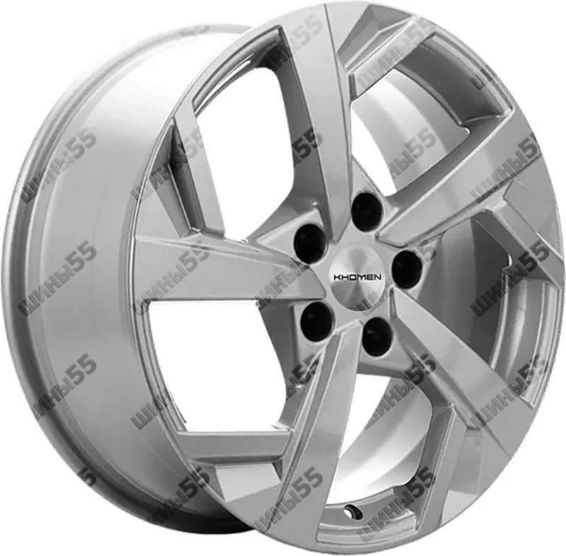 Диск Khomen Wheels KHW1712 (Hyundai Tucson IV/Kia Sportage V) 7x17 5x114,3 ET43,5 67,1 F-Silver