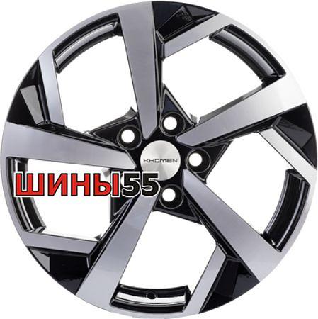 Диск Khomen Wheels KHW1712 (Karoq/Octavia/Passat/Tiguan) 7x17 5x112 ET43 57,1 Black-FP