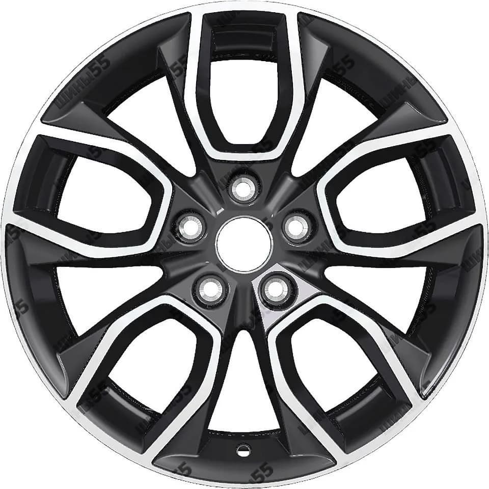Диск Khomen Wheels KHW1713 (Ford C-Max) 7x17 5x108 ET50 63,35 Black-FP
