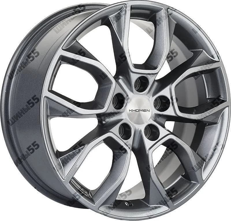 Диск Khomen Wheels KHW1713 (Kodiaq/Tiguan) 7x17 5x112 ET40 57,1 Gray