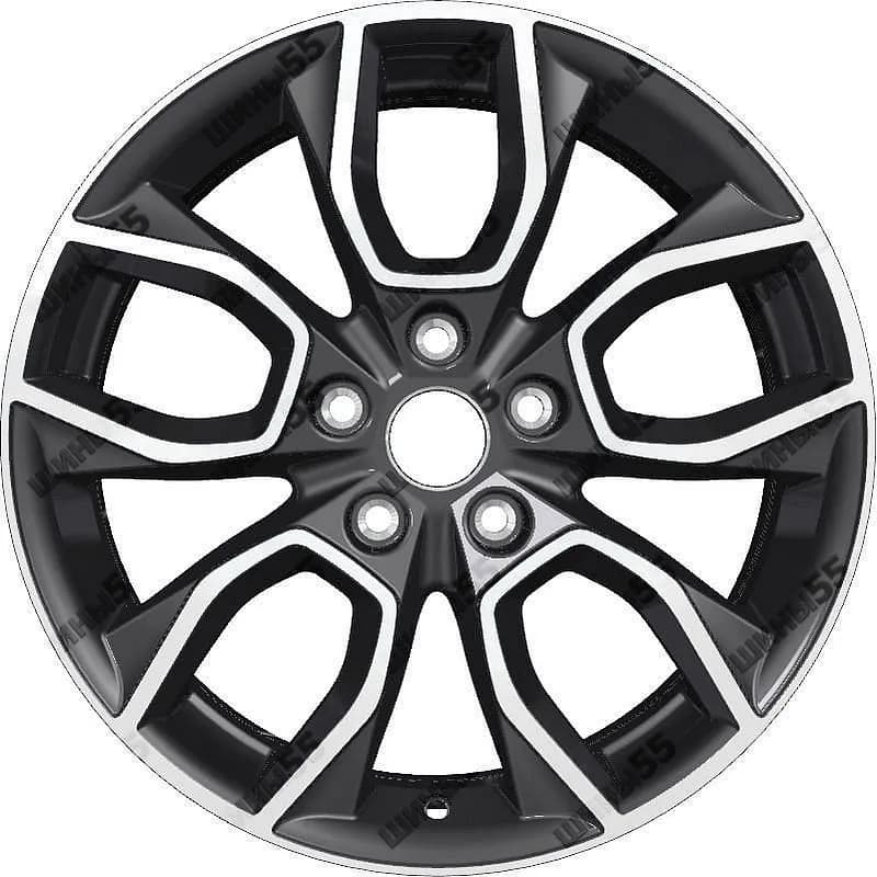 Диск Khomen Wheels KHW1713 (Qashqai) 7x17 5x114,3 ET40 66,1 Black-FP