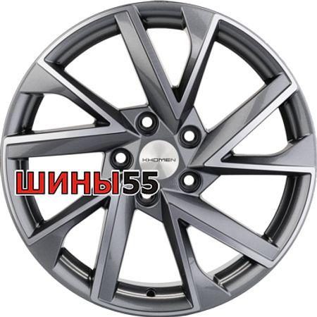 Диск Khomen Wheels KHW1714 (CX-5/Seltos/Optima) 7x17 5x114,3 ET50 67,1 Gray-FP