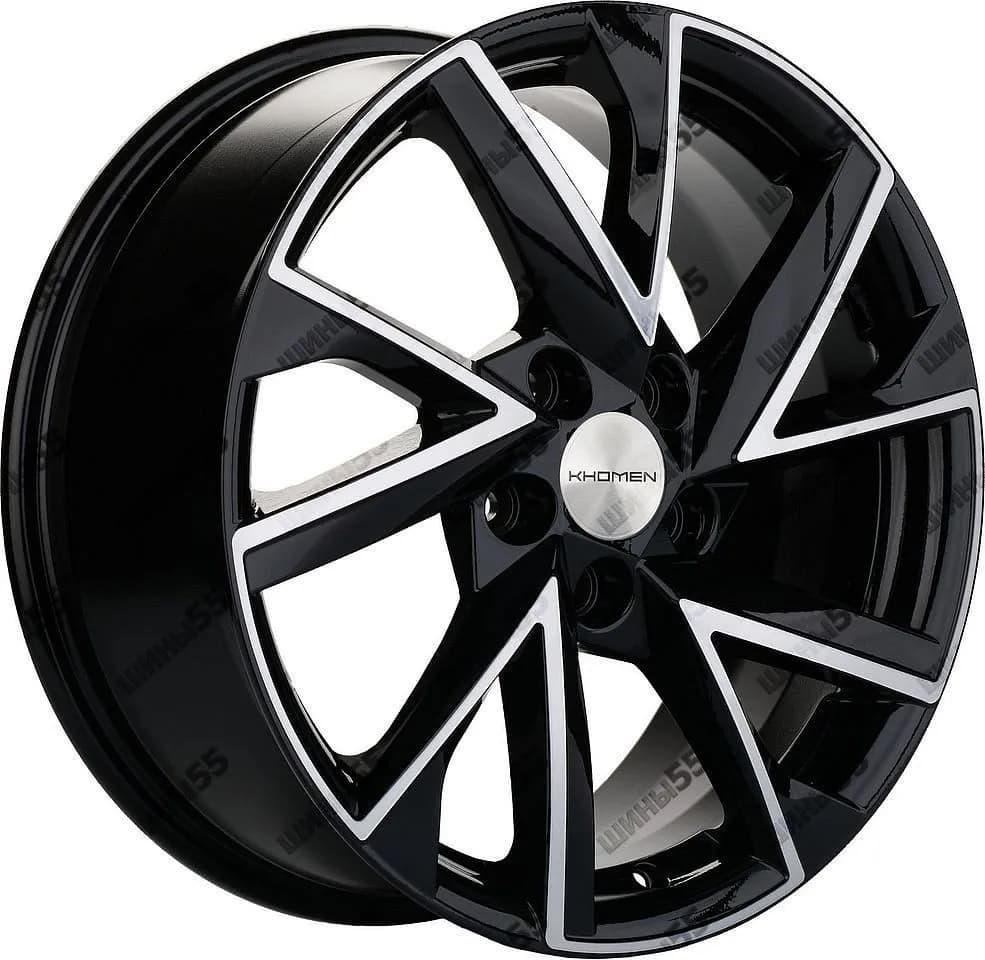 Диск Khomen Wheels KHW1714 (DFM580) 7x17 5x110 ET45 67,1 Black-FP