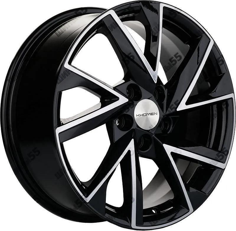 Диск Khomen Wheels KHW1714 (DFM AX 7) 7x17 5x108 ET43 65,1 Black-FP