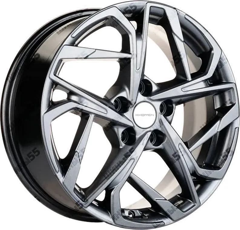 Диск Khomen Wheels KHW1716 (Audi A4) 7x17 5x112 ET49 66,6 Gray