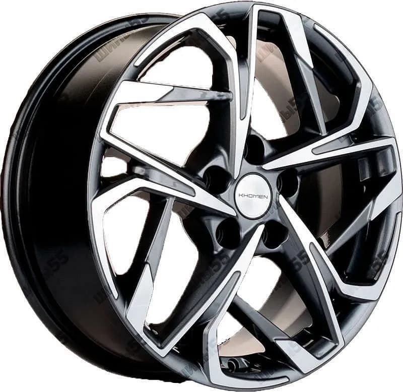 Диск Khomen Wheels KHW1716 (Kuga/Focus) 7x17 5x108 ET50 63,3 Gray-FP