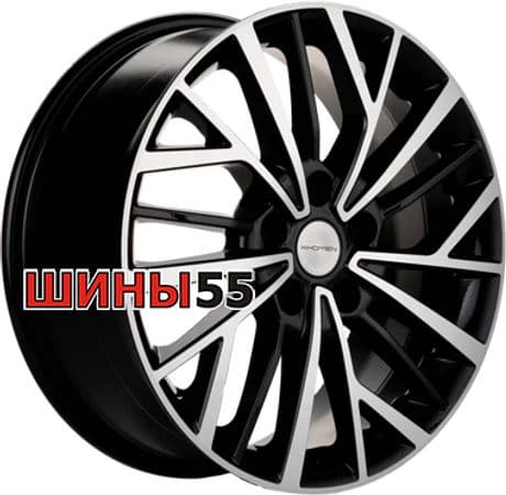 Диск Khomen Wheels KHW1717 (CS75) 7x17 5x114,3 ET45 60,1 Black-FP