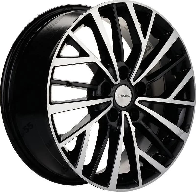 Диск Khomen Wheels KHW1717 (Hyundai Elantra) 7x17 5x114,3 ET49 67,1 Black-FP