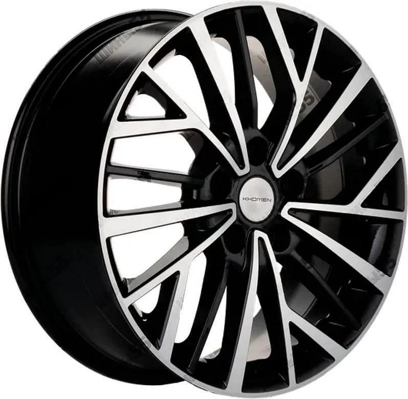 Диск Khomen Wheels KHW1717 (Teana/X-trail) 7x17 5x114,3 ET45 66,1 Black-FP