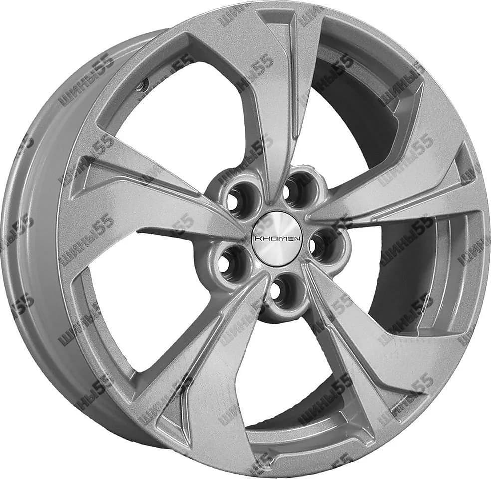 Диск Khomen Wheels KHW1718 (Teana/X-Trail) 7x17 5x114,3 ET45 66,1 F-Silver
